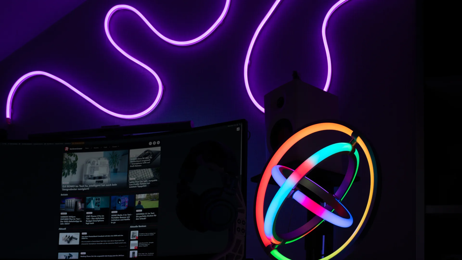 Análise da luminária de mesa Lepro TB1 e da fita de LED N1 Hero