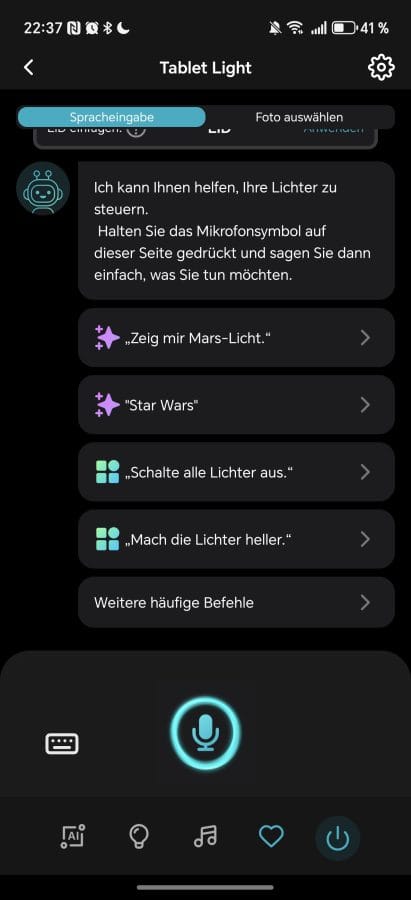 Lepro App KI Eingabe