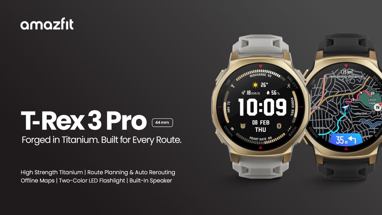 Amazfit T-Rex 3 Pro 44 mm News Hero