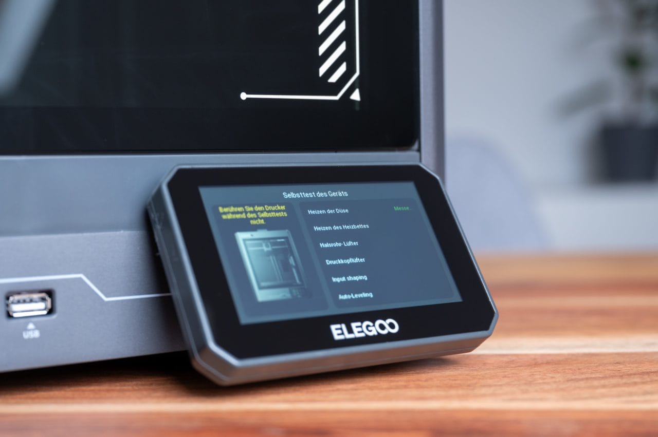 Einrichtungsassistent auf dem Display