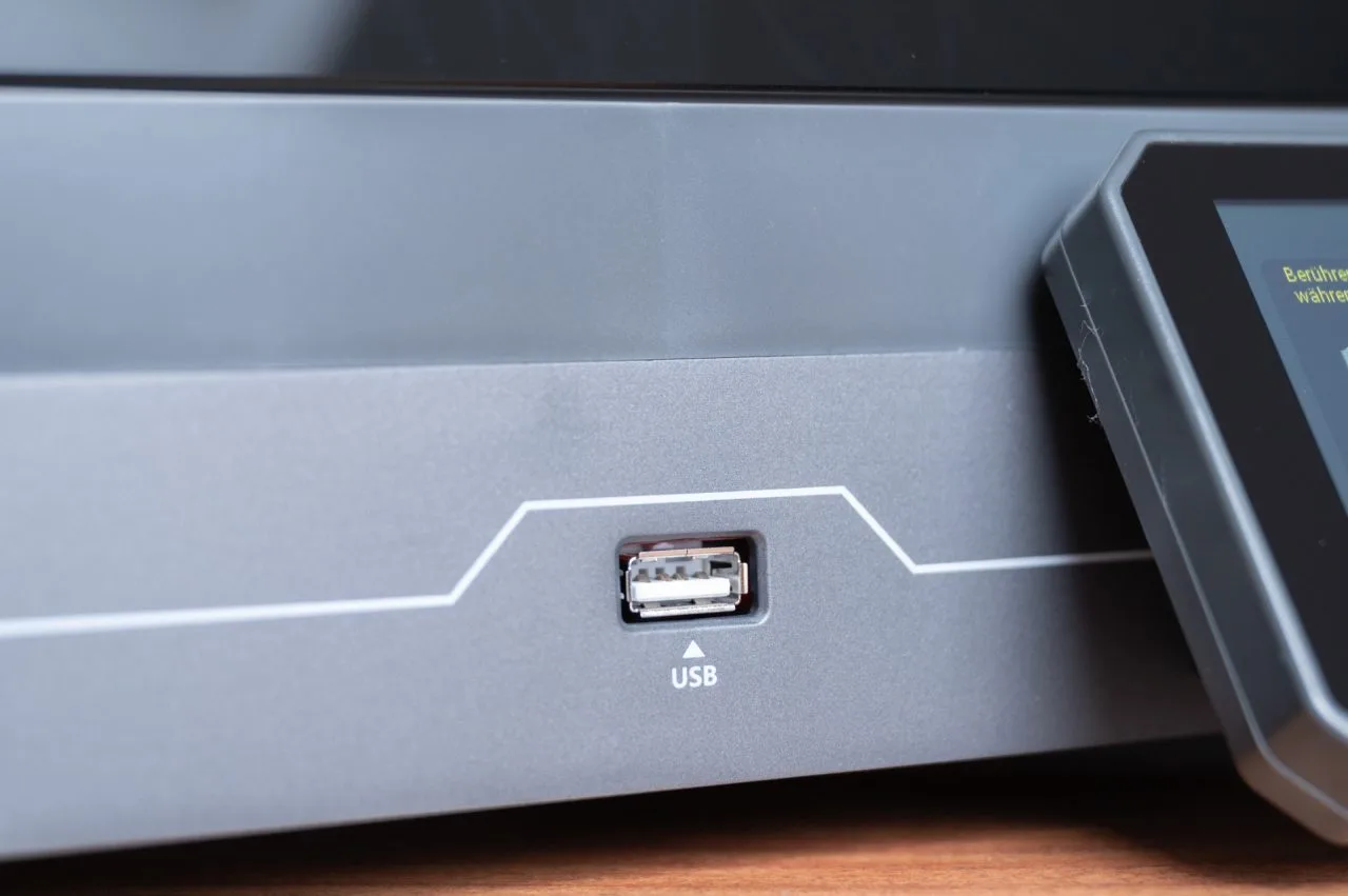 USB-poort aan de voorzijde