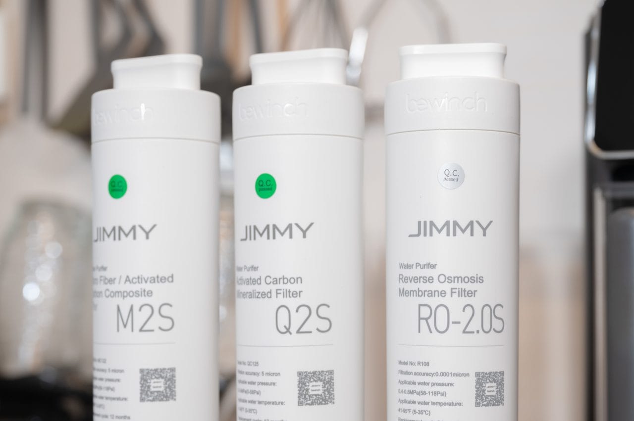 Die drei Filter des JIMMY R9