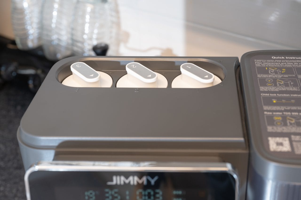 JIMMY R9 Filter eingesteckt