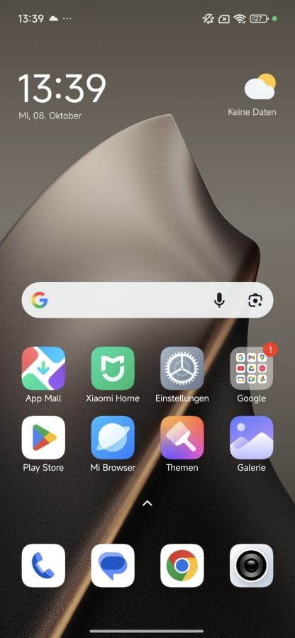 Xiaomi 15T Homescreen