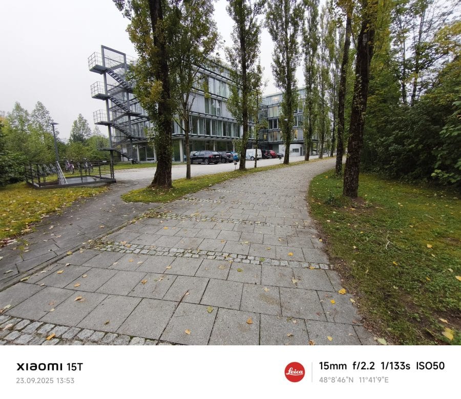 Xiaomi 15T Testaufnahme Ultraweitwinkelkamera