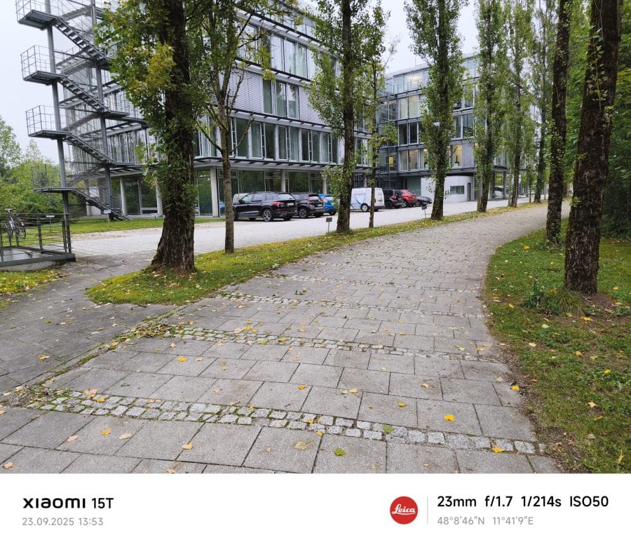 Xiaomi 15T Testaufnahme Hauptkamera