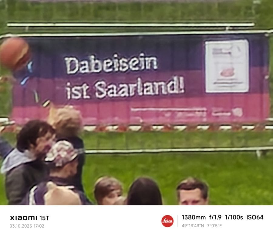 Xiaomi 15T Testaufnahme 60-fach Zoom