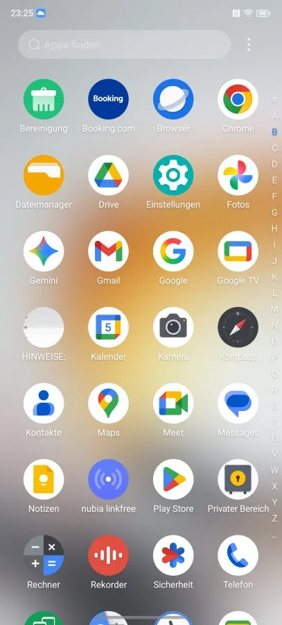 Nebula AIOS 2.0 App Drawer