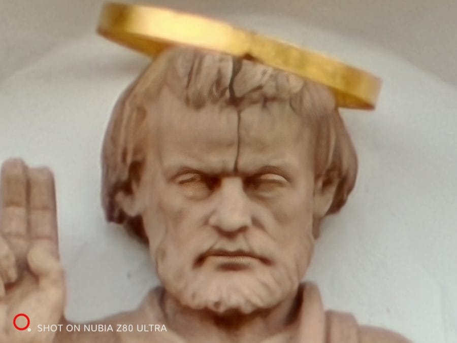 Kamera Testaufnahme Teleobjektiv 50-fach