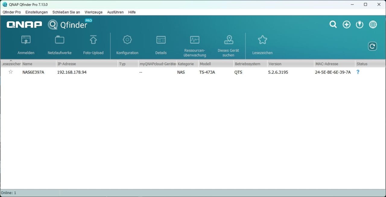 QNAP Qfinder Pro