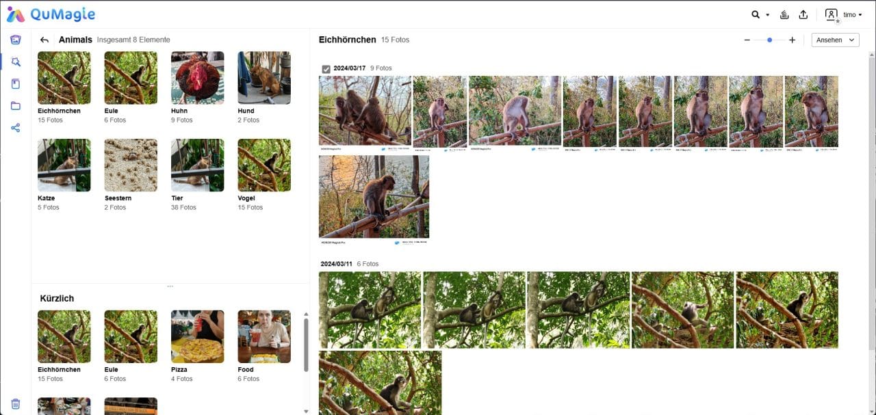 QuMagie Objekterkennung