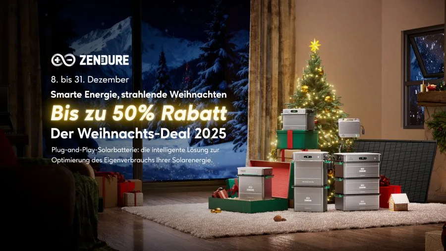 Zendure Weihnachts-Deals 2025 Hero