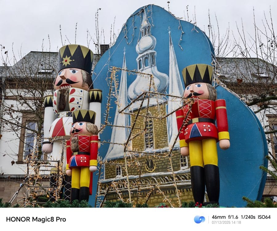 HONOR Magic 8 Pro Testaufnahme Hauptkamera Tag 46 mm Nussknacker