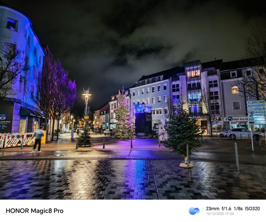 HONOR Magic 8 Pro Testaufnahme Hauptkamera Nacht