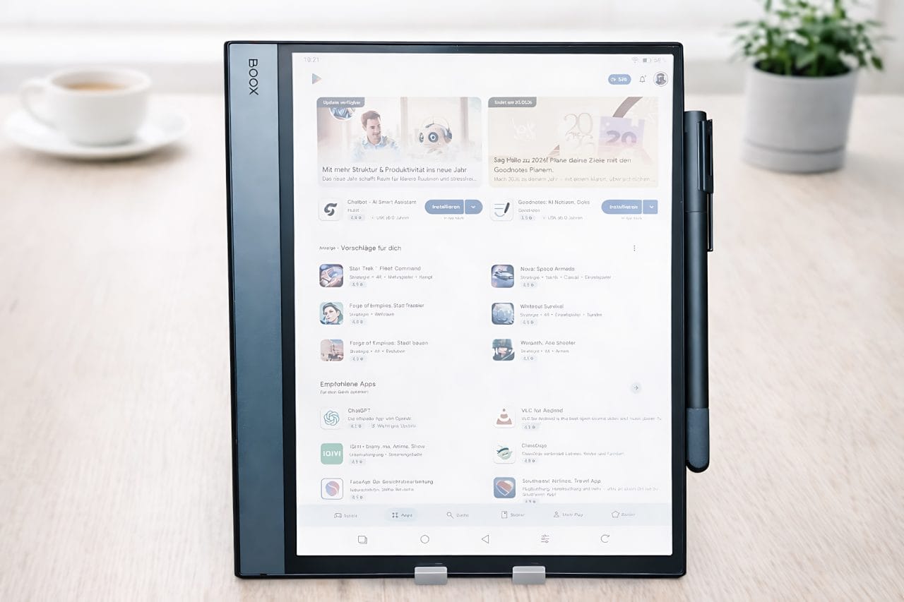 BOOX Note Air 5C mit Android 15