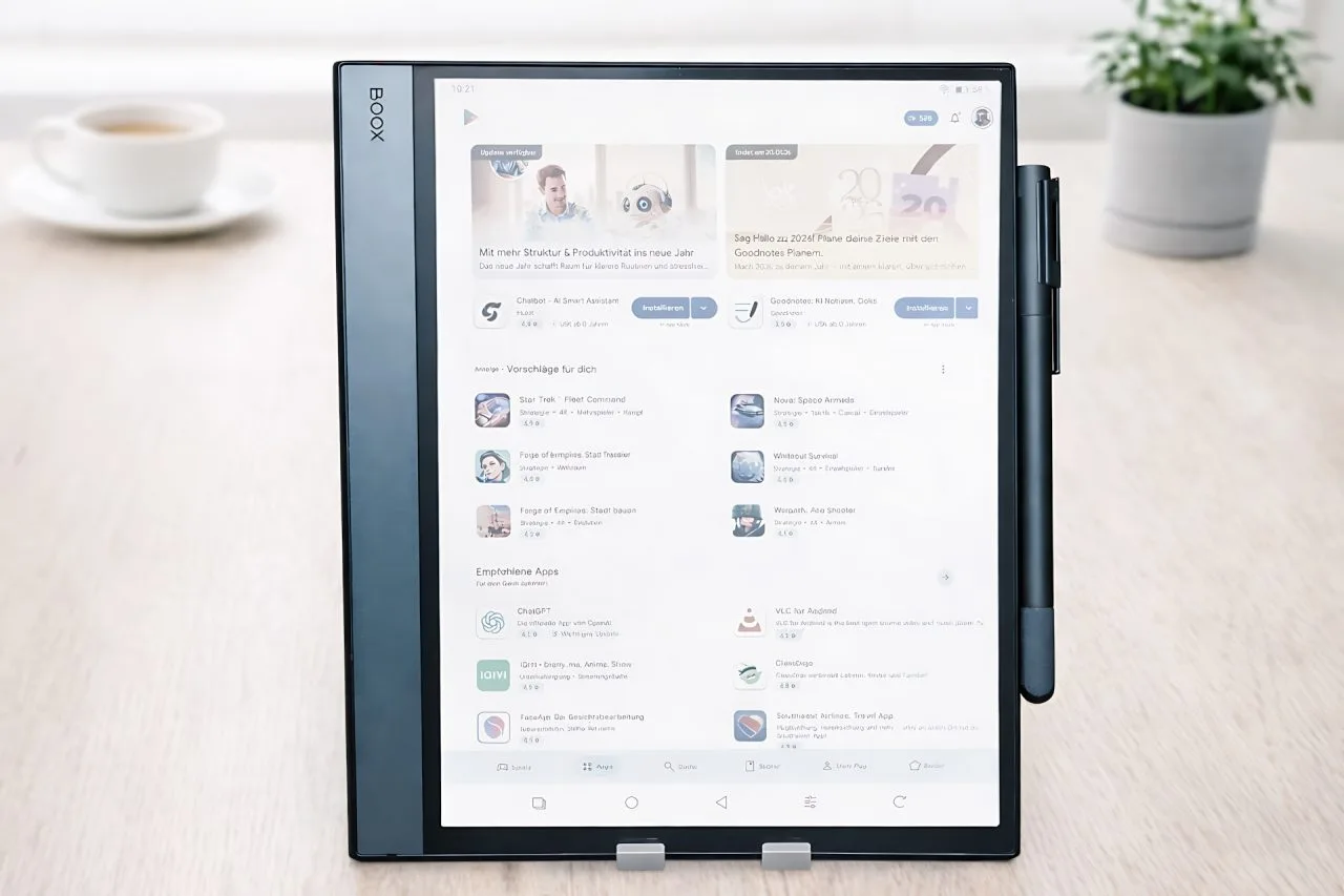 BOOX Note Air 5C s Androidem 15