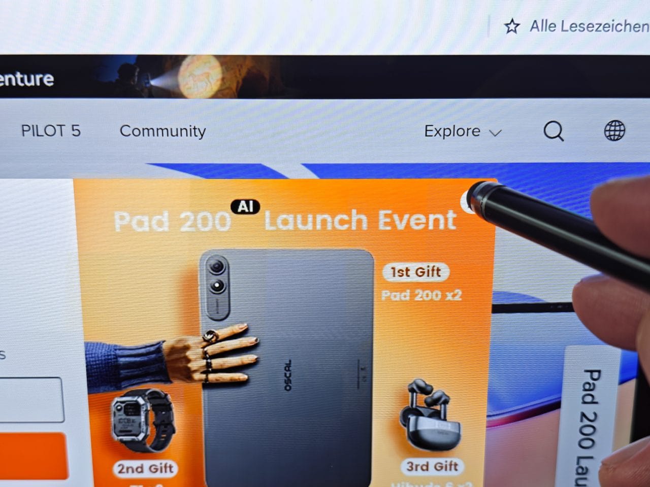 OSCAL Pad 200 Display