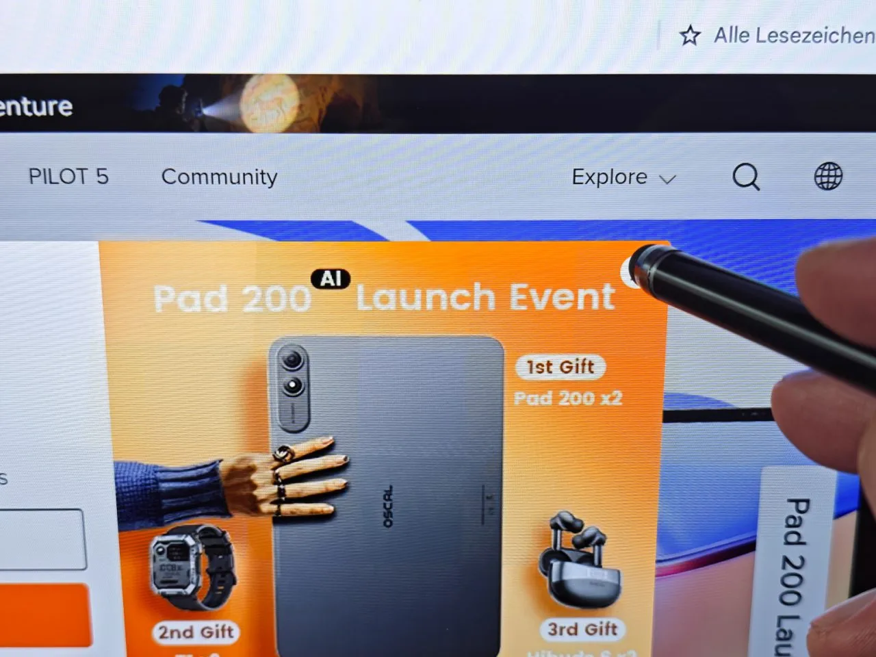 Wyświetlacz OSCAL Pad 200