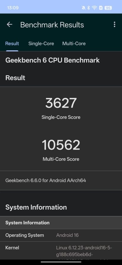 realme GT 8 Pro Geekbench