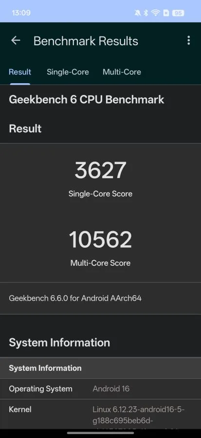 realme GT 8 Pro Geekbench