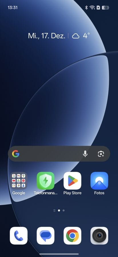 realme GT 8 Pro Homescreen