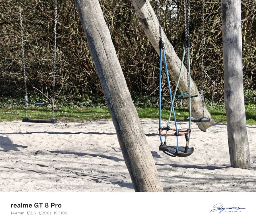 realme GT 8 Pro Periskopkamera Testaufnahme bei Tag Spielplatz
