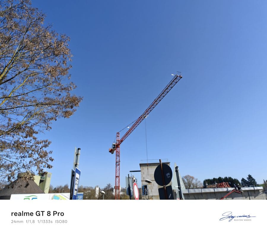 realme GT 8 Pro Hauptkamera Zoom Test 1-fach Kran