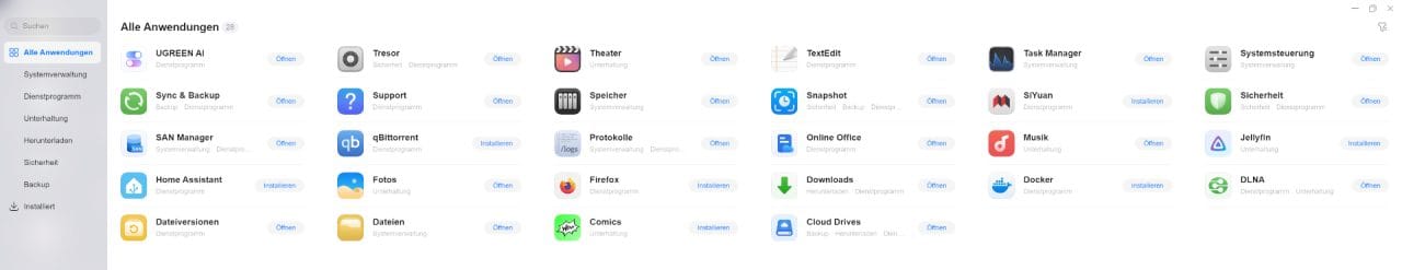 UGREEN UGOS App Store