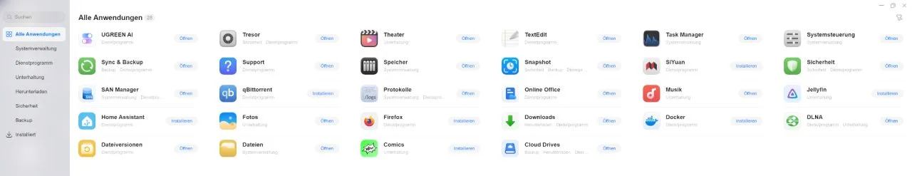 UGREEN UGOS App Store