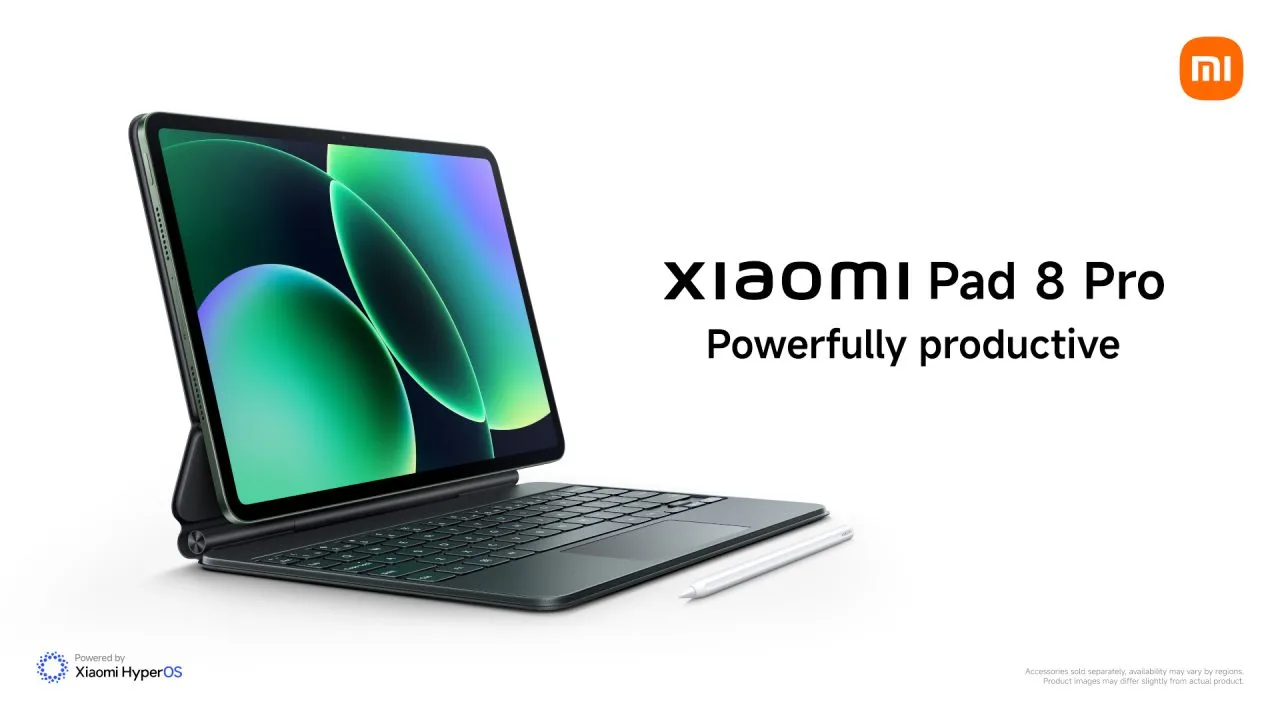 Vizualizace kláves Xiaomi Pad 8 Pro