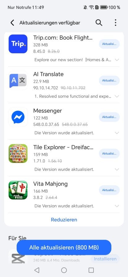 HONOR 600 Lite Bloatware