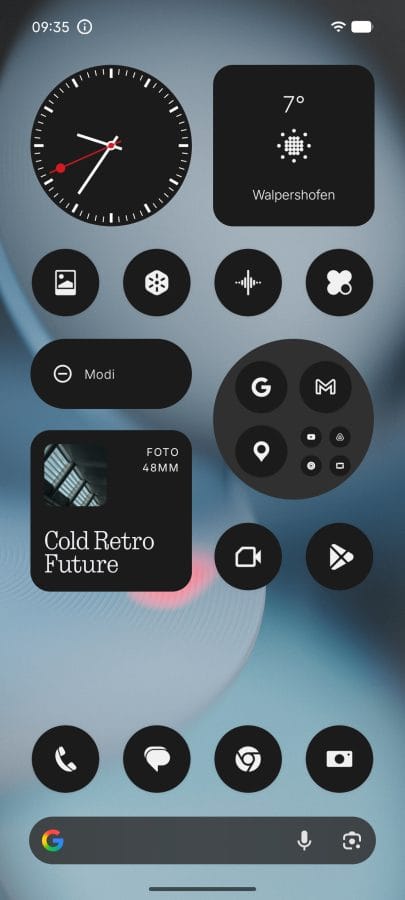 Phone (4a) Homescreen