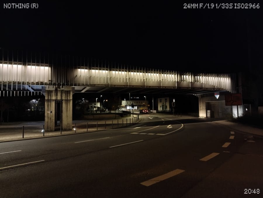 Phone (4a) Nacht Hauptkamera