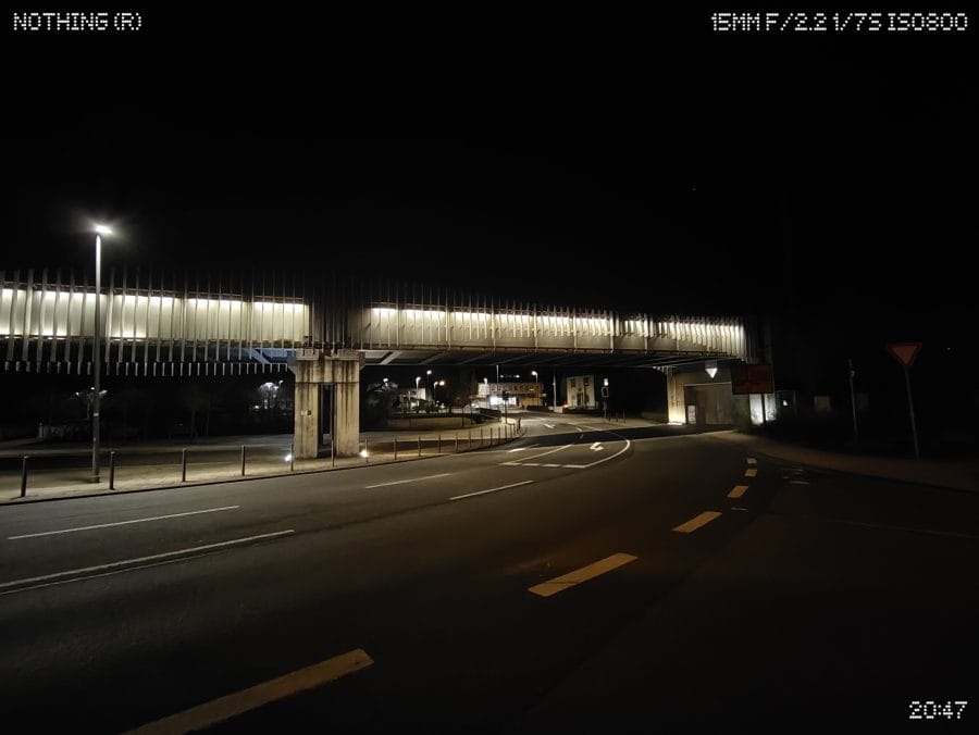 Phone (4a) Nacht Ultraweitwinkelkamera