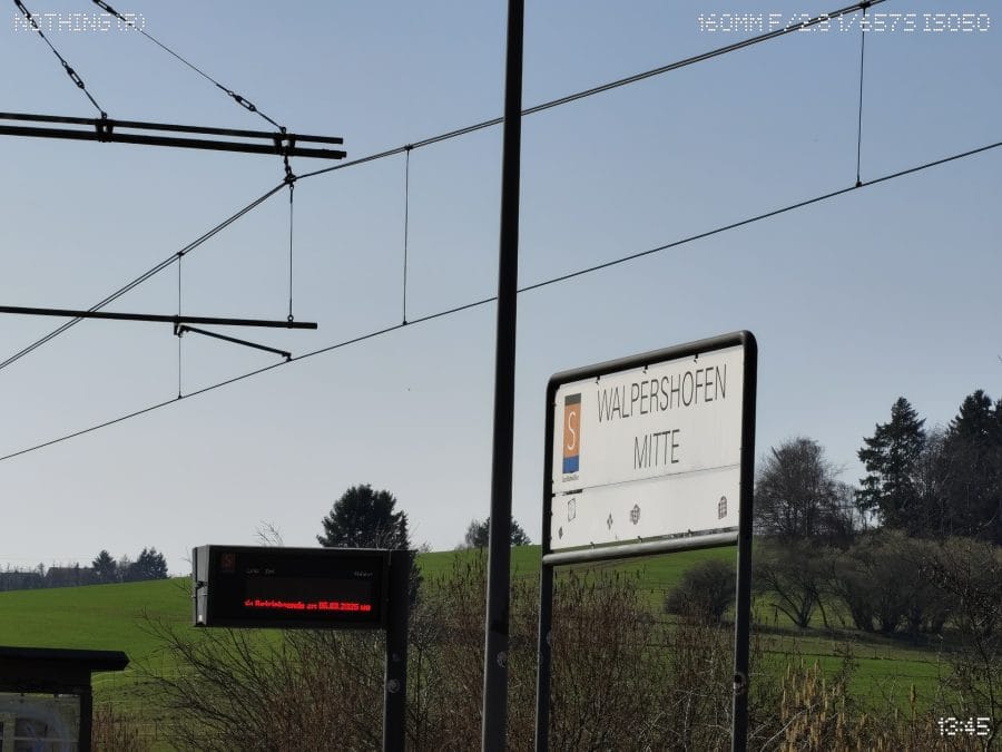 Phone (4a) Periskopkamera Bahntrasse