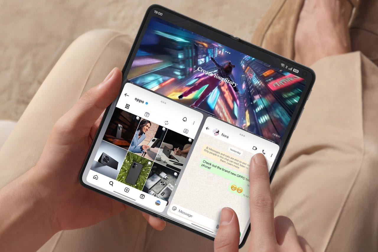 OPPO Find N6 Multitasking