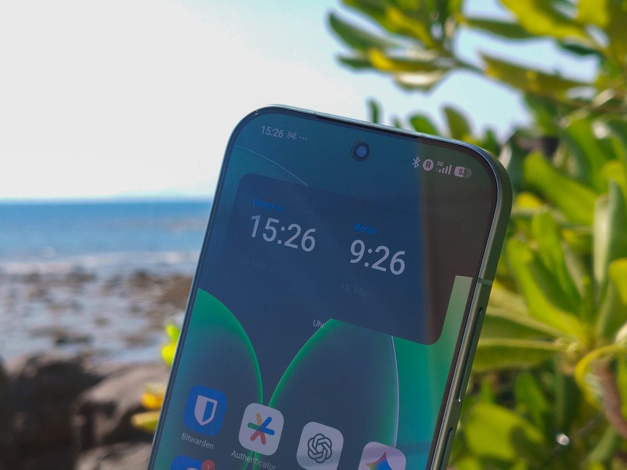 Xiaomi 17 Display bei Sonne
