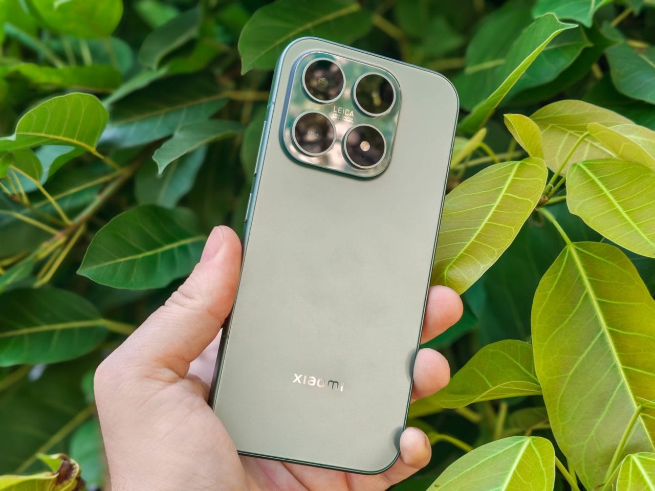 Xiaomi 17 Rückseite in Venture Green