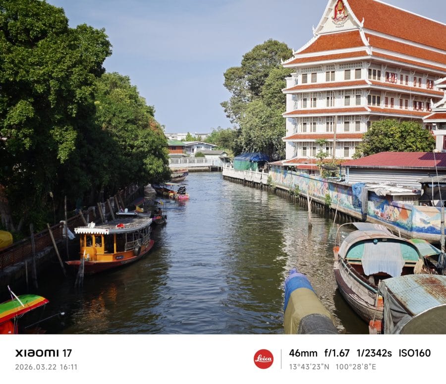 Xiaomi 17 Hauptkamera Testaufnahme Pier
