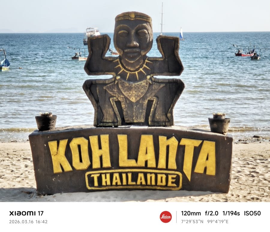 Xiaomi 17 Telekamera Testaufnahme Tag Koh Lanta