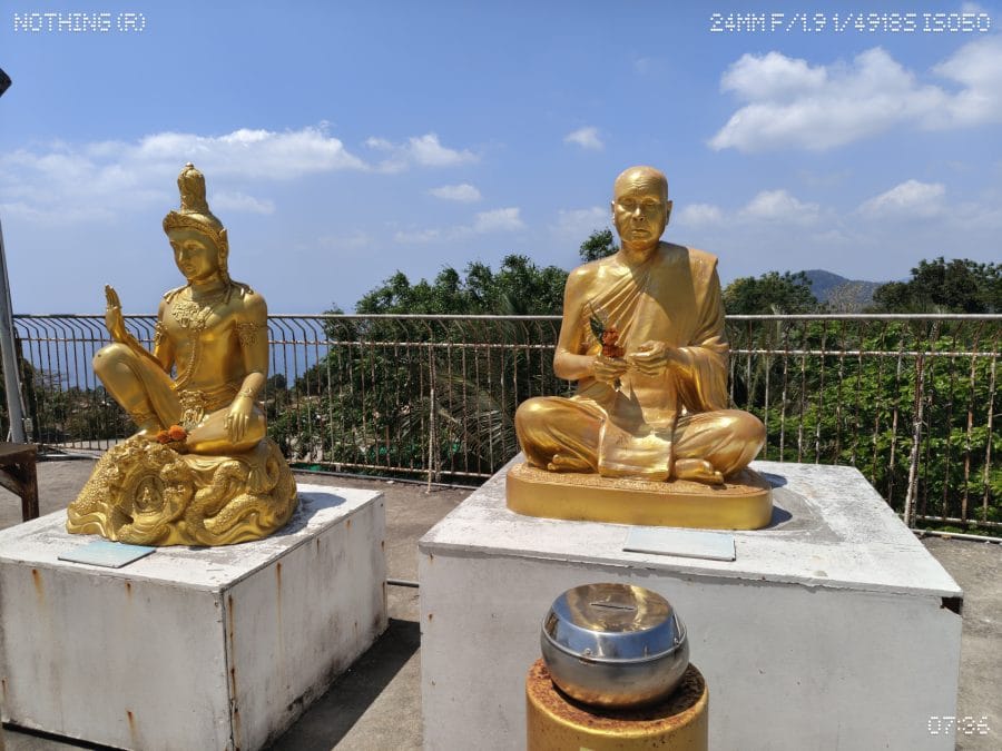 Nothing Phone (4a) Pro Hauptkamera Testaufnahme Statue