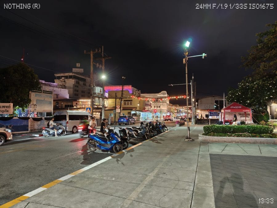 Nothing Phone (4a) Pro Zoom Nacht 1-fach Hauptkamera