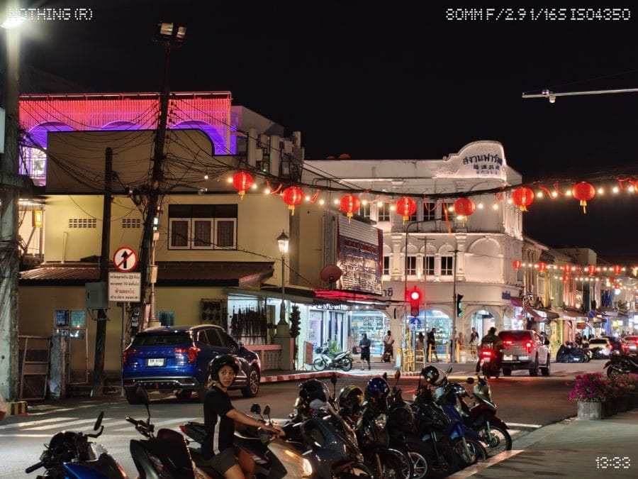 Nothing Phone (4a) Pro Zoom Nacht 3,5-fach Periskopkamera