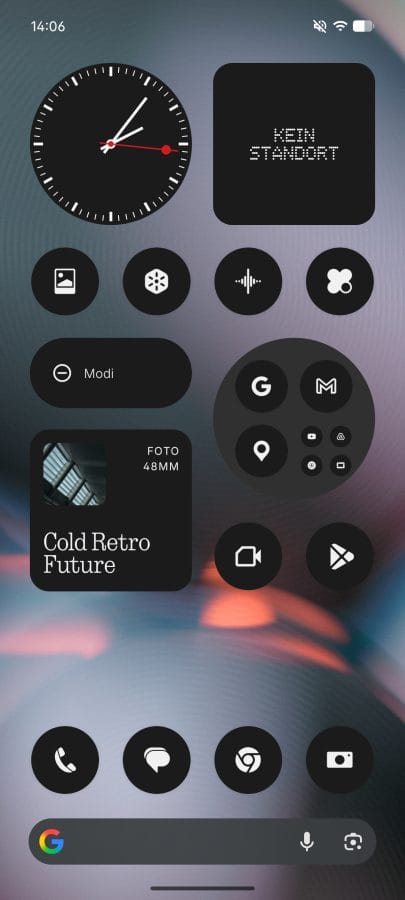 Nothing Phone (4a) Pro Homescreen