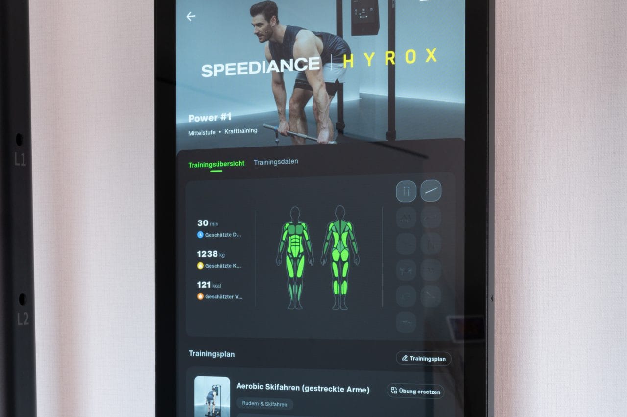 Speediance Gym Monster 2 Trainingsdaten