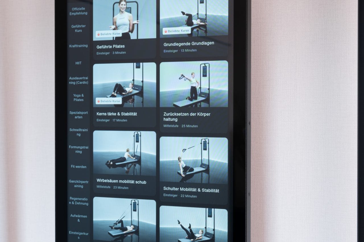 Speediance Gym Monster 2 Workout Auswahl