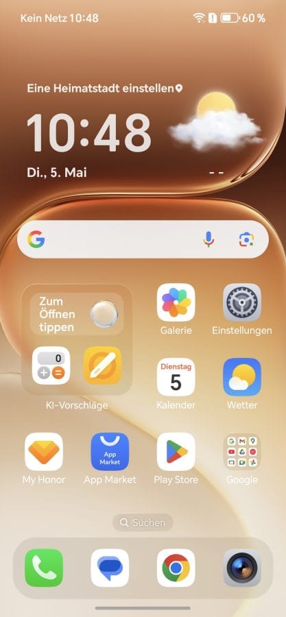 HONOR 600 Homescreen