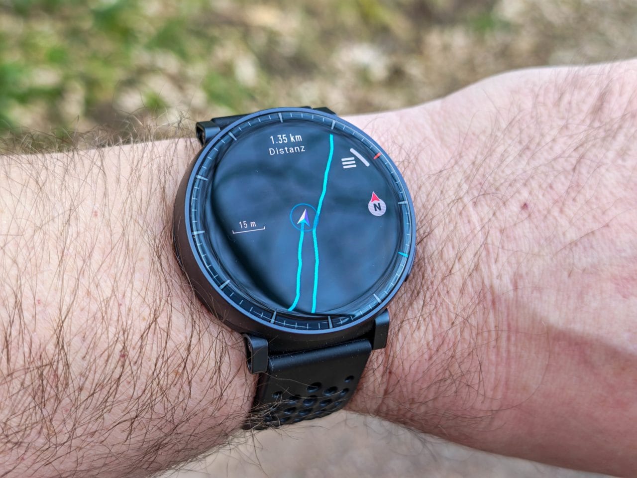 Amazfit Active Max Streckenverlauf