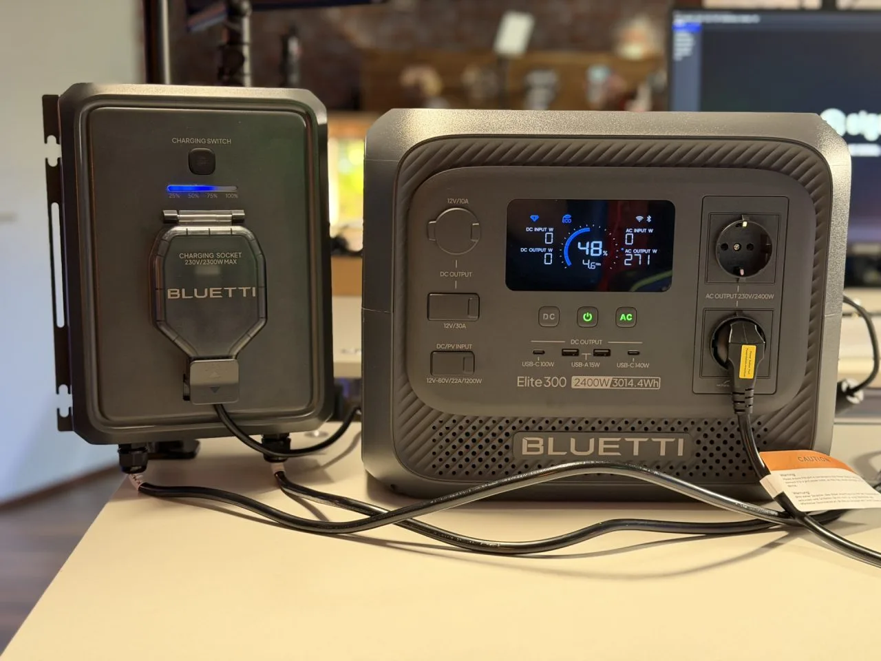 Přestupní uzel BLUETTI Balco s elektrárnou