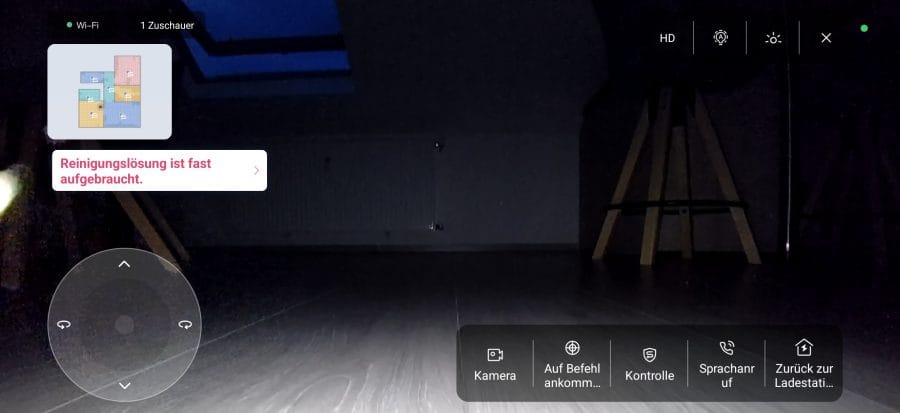ECOVACS App Fernzugriff Nacht